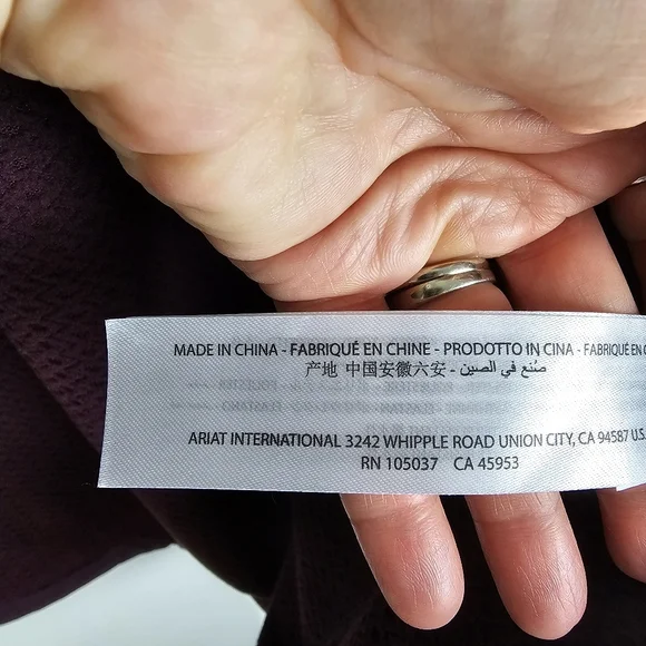 Ariat Women's New Team Softshell Jacket - Mulberry Heather - XXL - Picture 16 of 16